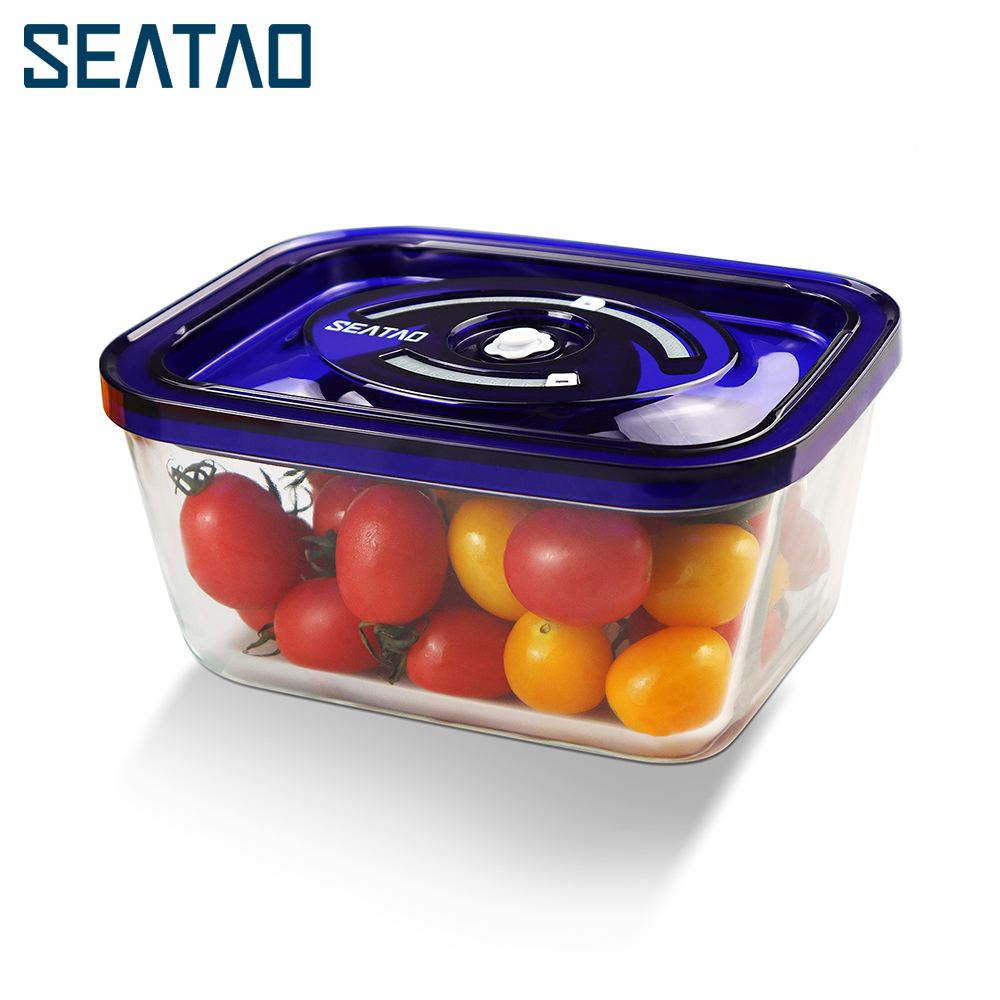 Meal Prep Vacuum Sealer - SEATAO Glass Food Storage Containers Preserve
