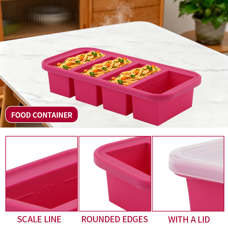 2 Or 3-Piece Silicone Freezer  - Meal Prep Chia Pudding recension och pris