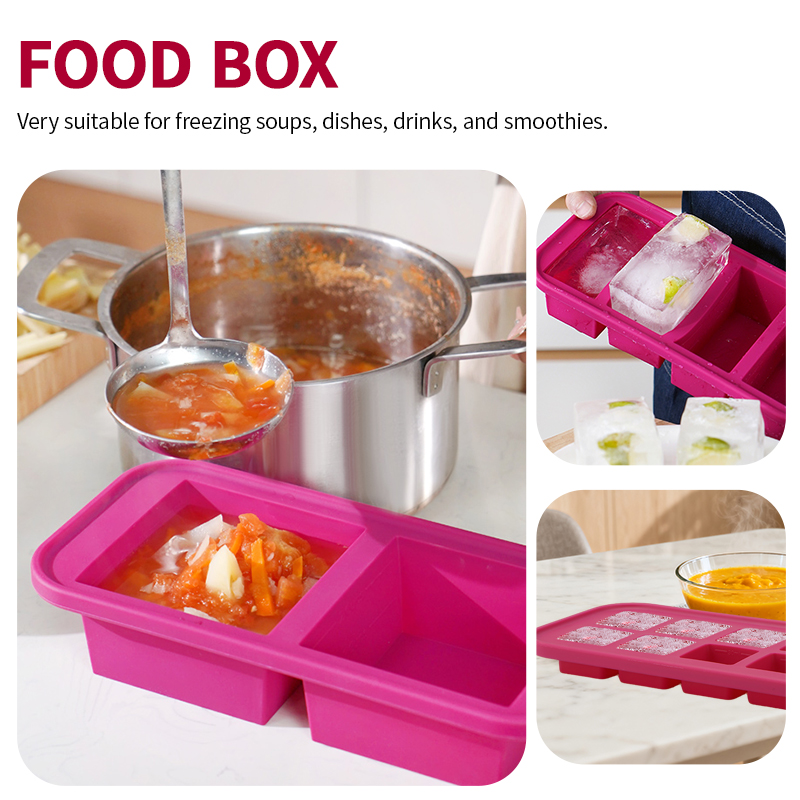 2 Or 3-Piece Silicone Freezer  - Meal Prep Chia Pudding recension och pris