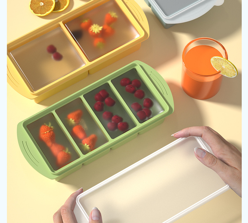 1000ML Silicone Freezer Tray w - Meal Prep Chia Pudding recension och pris