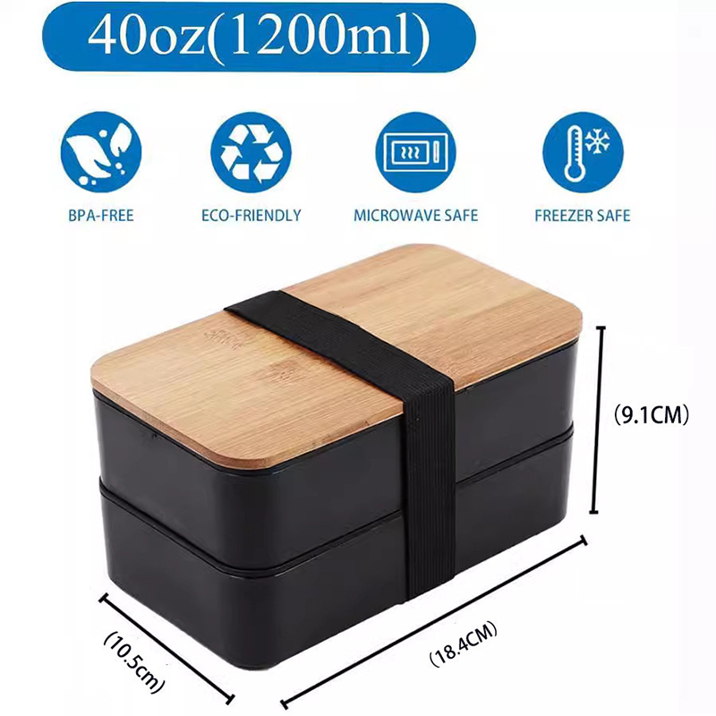 Stackable Bento Box with Utens - Meal Prep Burrito recension och pris
