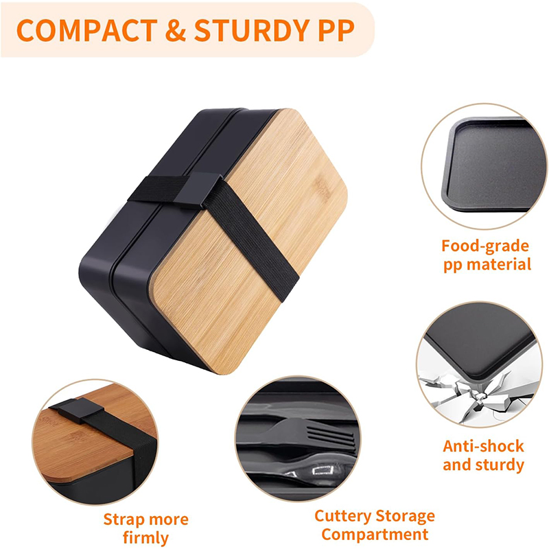 Stackable Bento Box with Utens - Meal Prep Burrito recension och pris