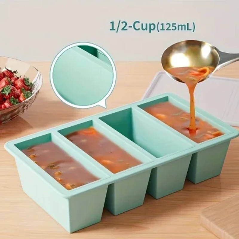 Stackable Silicone Freezer Tra - Meal Prep Chia Pudding recension och pris