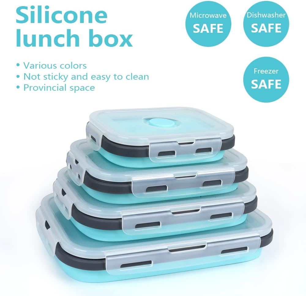 4PS Collapsible Food Storage C - Meal Prep Chia Pudding recension och pris