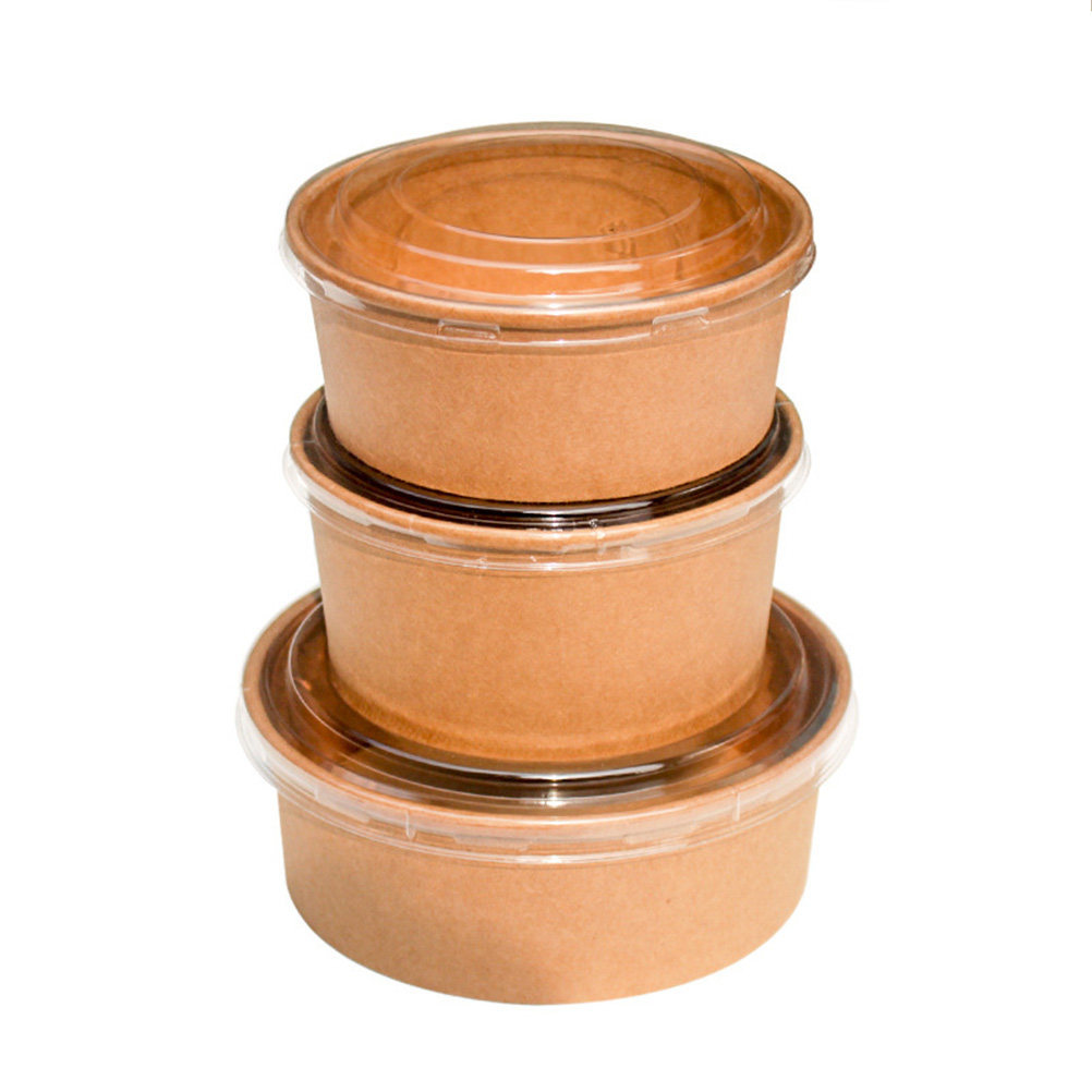 20Pcs Kraft Paper Bowls Leakpr - Meal Prep Food recension och pris