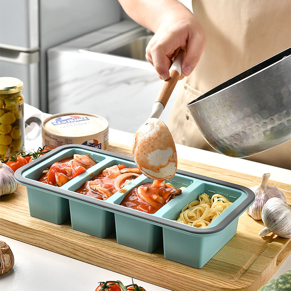 Divided Silicone Food Storage  - Meal Prep Chia Pudding recension och pris