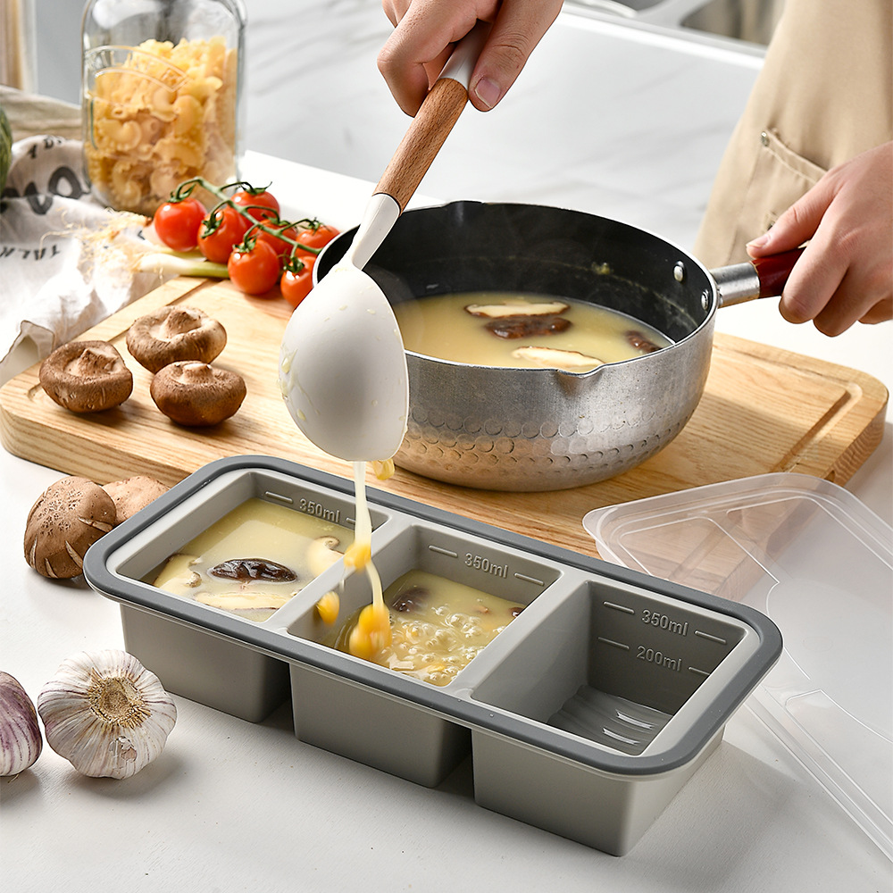 Divided Silicone Food Storage  - Meal Prep Chia Pudding recension och pris