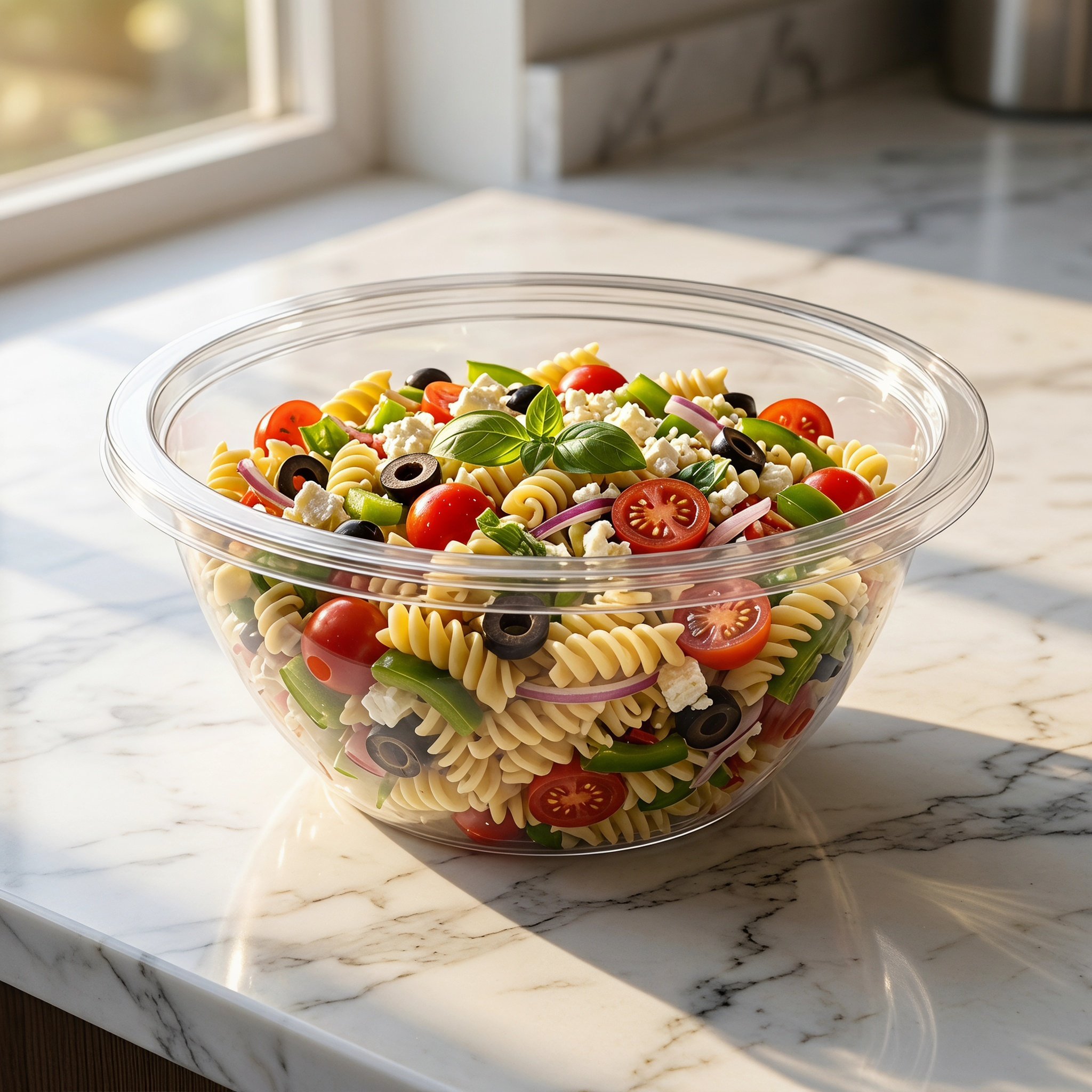 2Sets Salad Mixing Bowls Plast - Meal Prep Food recension och pris