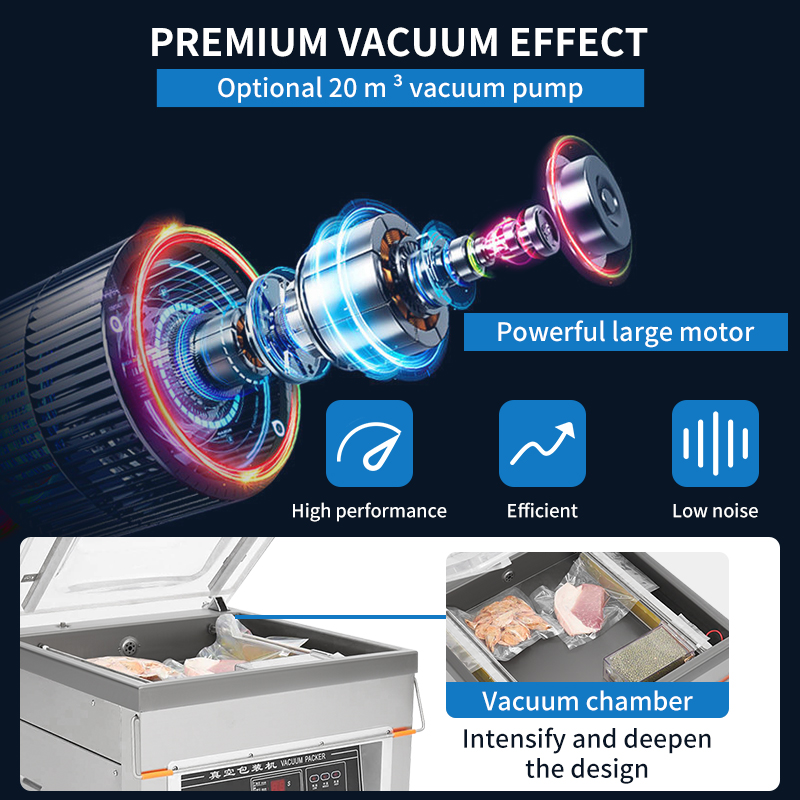 DZ-500  Vertical Single Chambe - Meal Prep Vacuum Sealer recension och pris