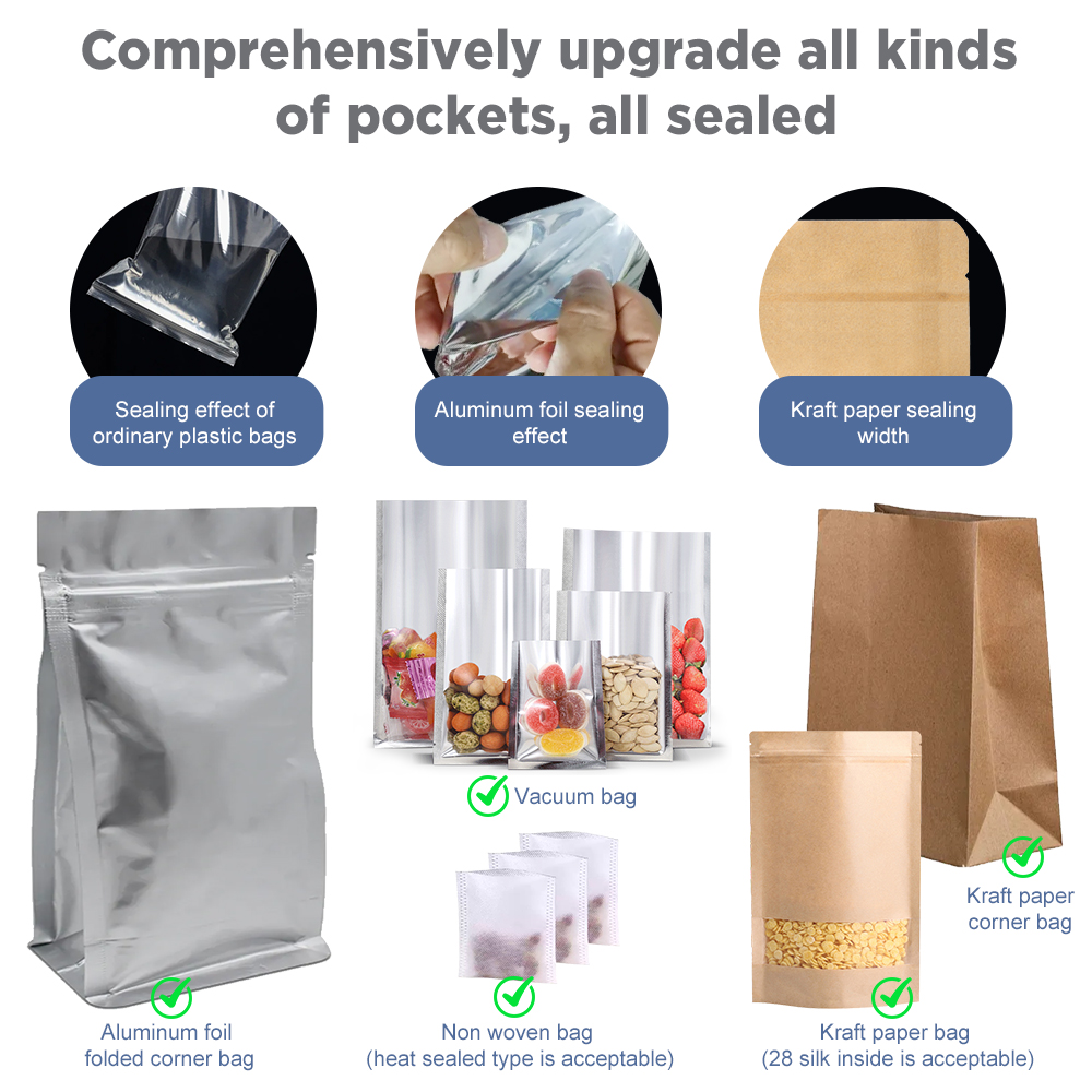 200mm Heat Sealing Machine Hom - Meal Prep Vacuum Seal Containers recension och pris