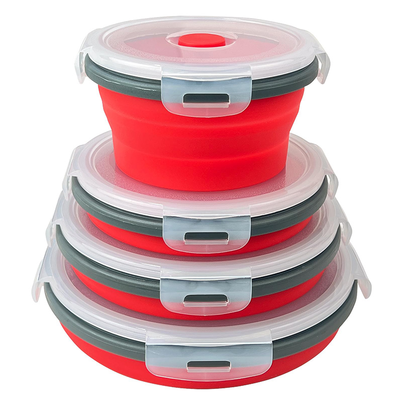Collapsible Food Storage Conta - Meal Prep Chia Pudding recension och pris