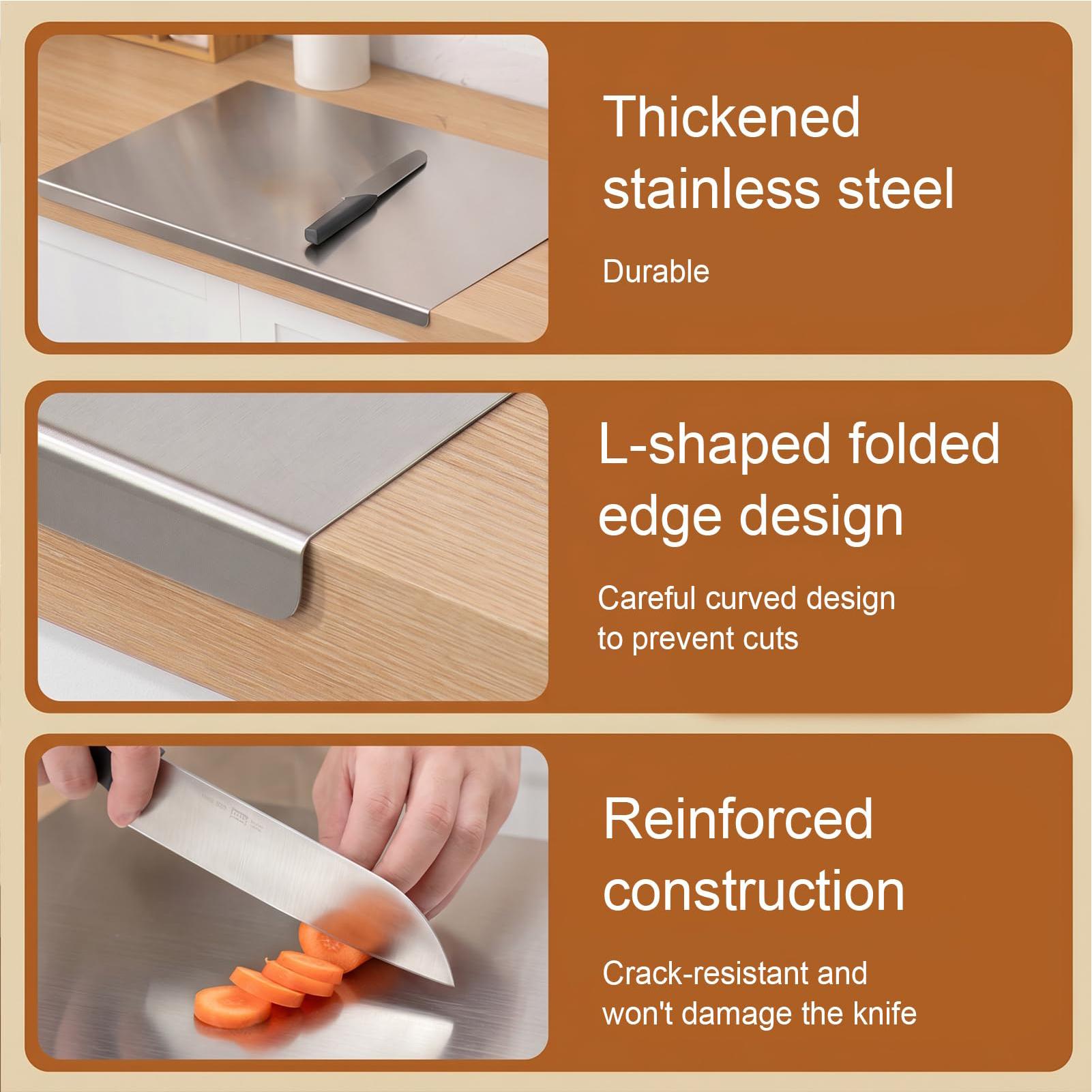 Stainless Cutting Board Dishwa - Meal Prep Food recension och pris