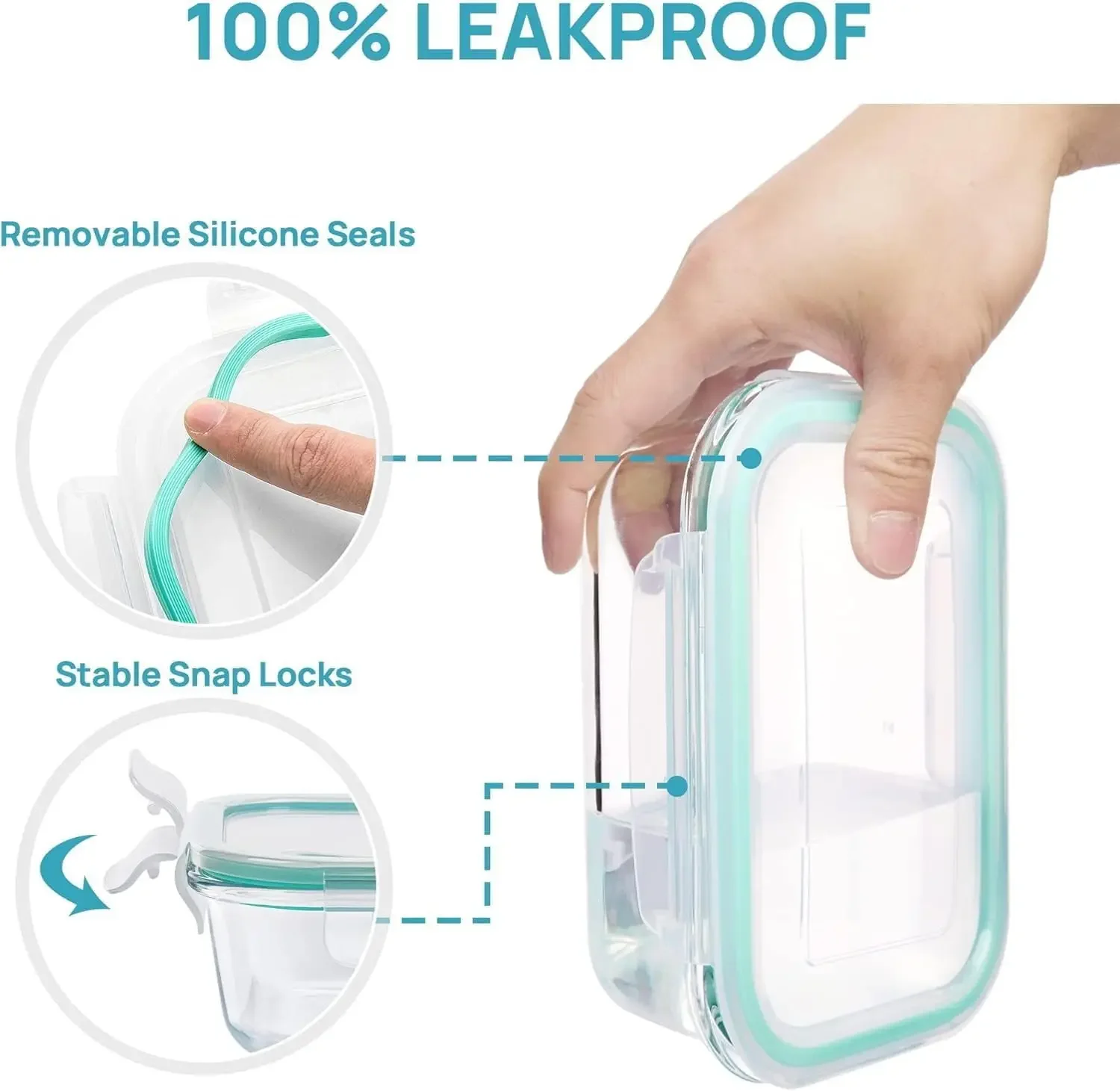 Glass Lunch Bento Box for Adul - Meal Prep Burrito recension och pris
