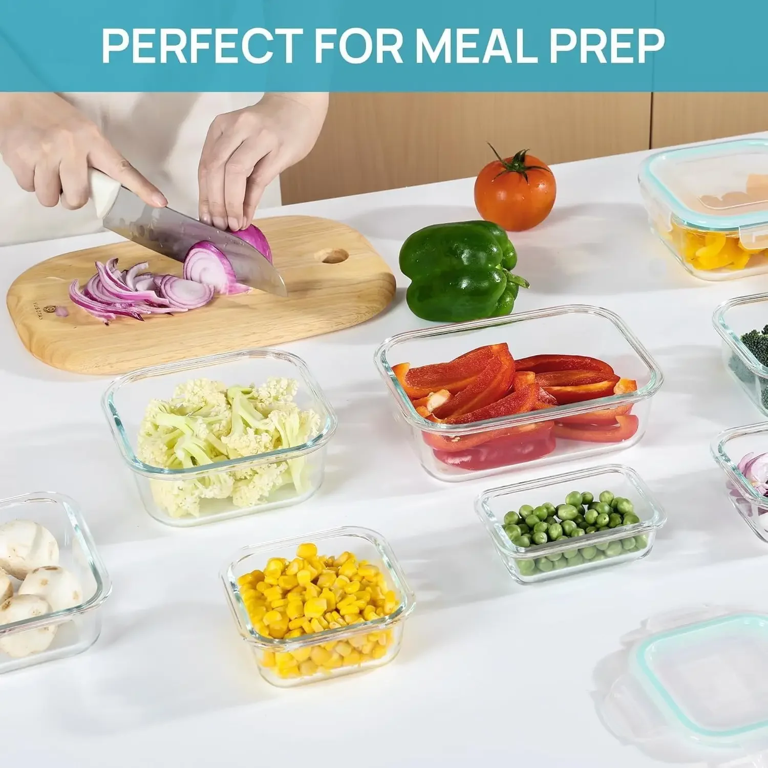 Glass Lunch Bento Box for Adul - Meal Prep Burrito recension och pris