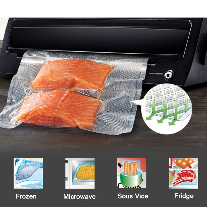 Vacuum Food Saver Sealer Bags  - Meal Prep Vacuum Seal Containers recension och pris